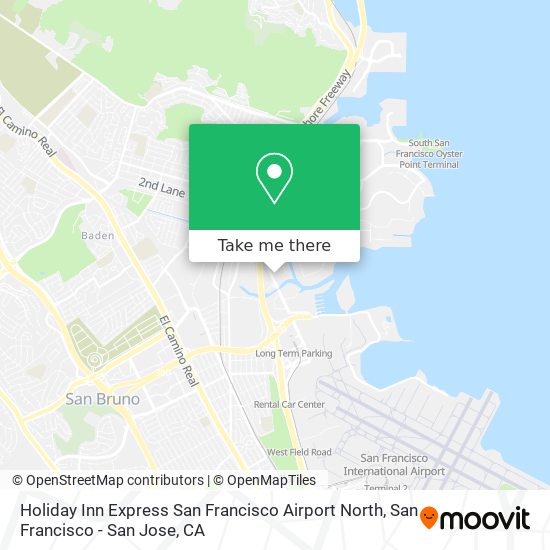 Holiday Inn Express San Francisco Airport North map
