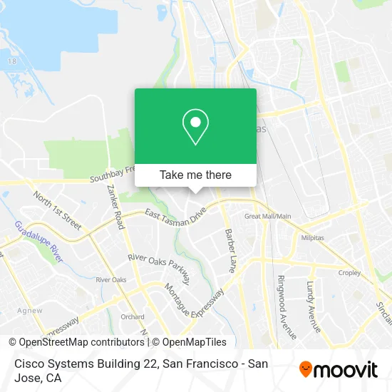 Mapa de Cisco Systems Building 22