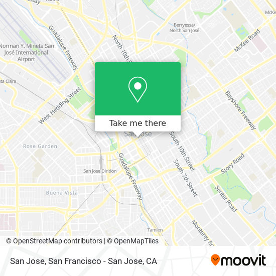 San Jose map