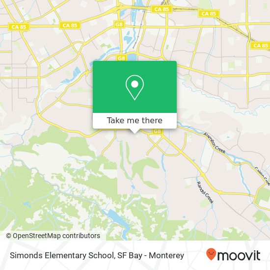 Simonds Elementary School map