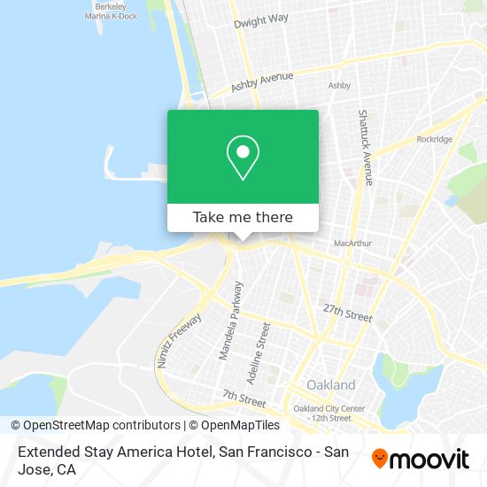 Mapa de Extended Stay America Hotel