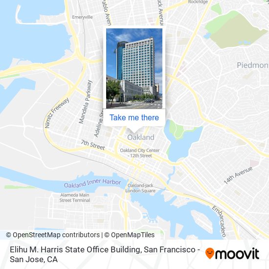 Elihu M. Harris State Office Building map