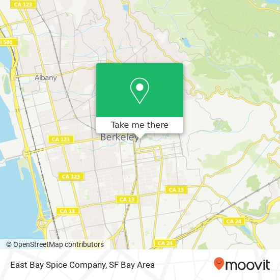 Mapa de East Bay Spice Company