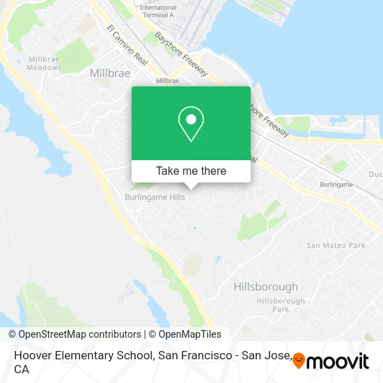 Mapa de Hoover Elementary School