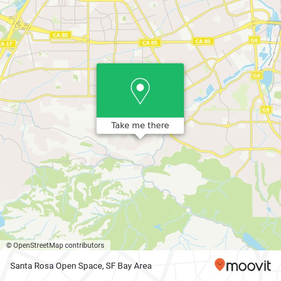 Santa Rosa Open Space map