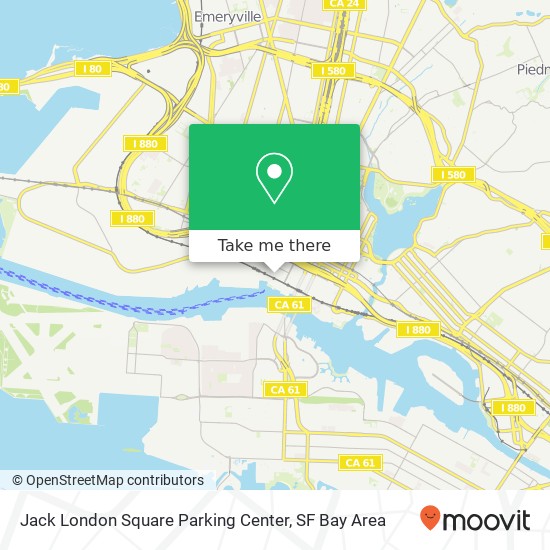 Mapa de Jack London Square Parking Center