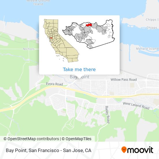Mapa de Bay Point