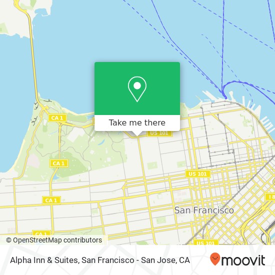 Alpha Inn & Suites map