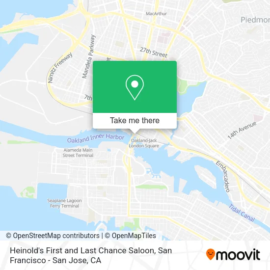 Heinold's First and Last Chance Saloon map