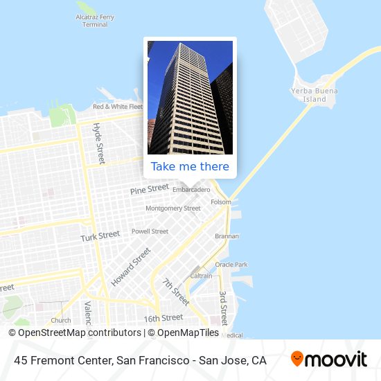 Mapa de 45 Fremont Center