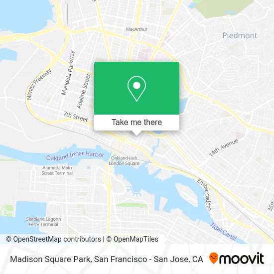 Madison Square Park map