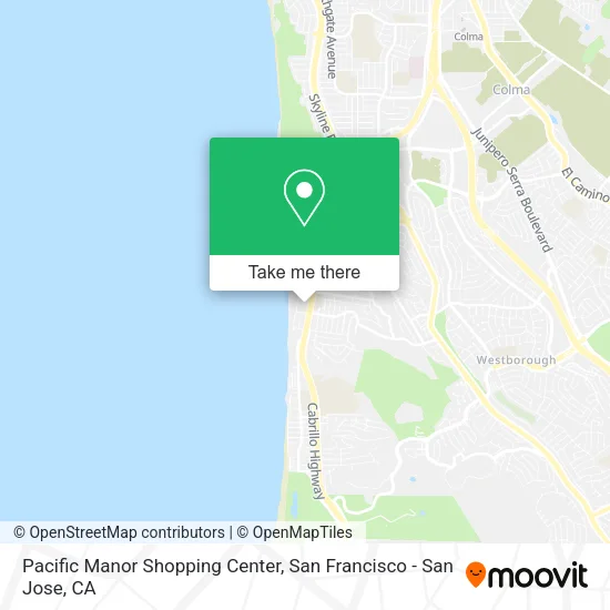 Pacific Manor Shopping Center map