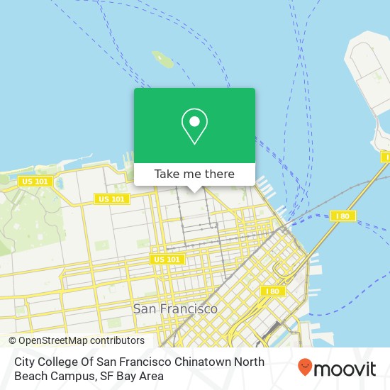 City College Of San Francisco Chinatown North Beach Campus map