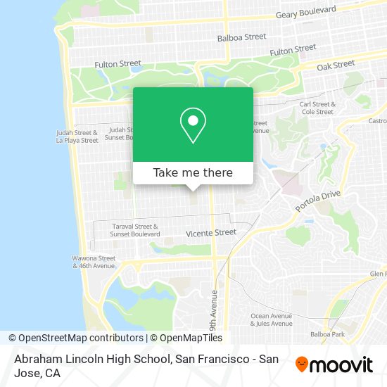 Abraham Lincoln High School map