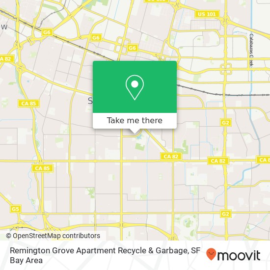 Mapa de Remington Grove Apartment Recycle & Garbage