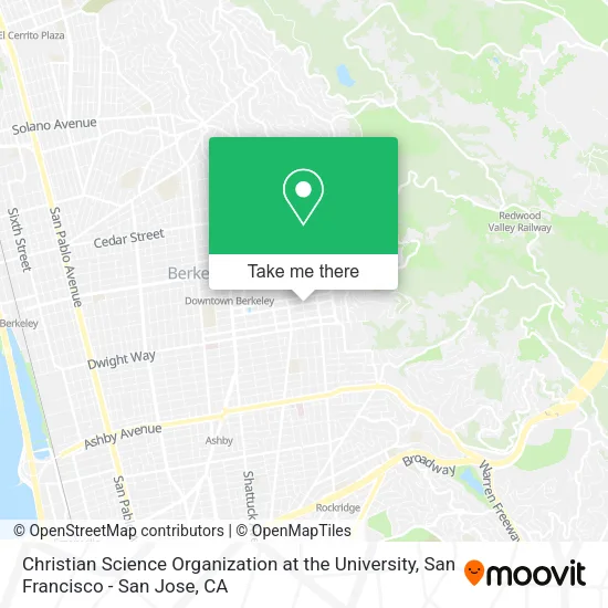 Mapa de Christian Science Organization at the University