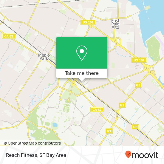 Reach Fitness map