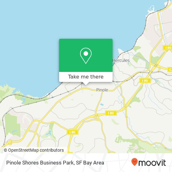 Pinole Shores Business Park map