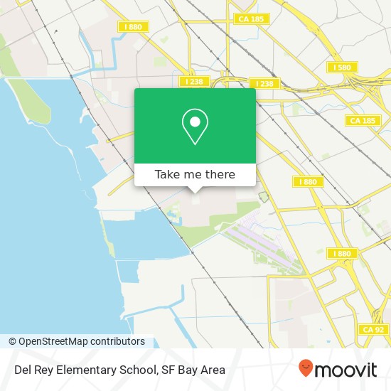 Mapa de Del Rey Elementary School