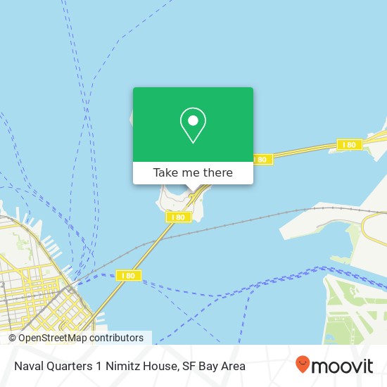 Mapa de Naval Quarters 1 Nimitz House