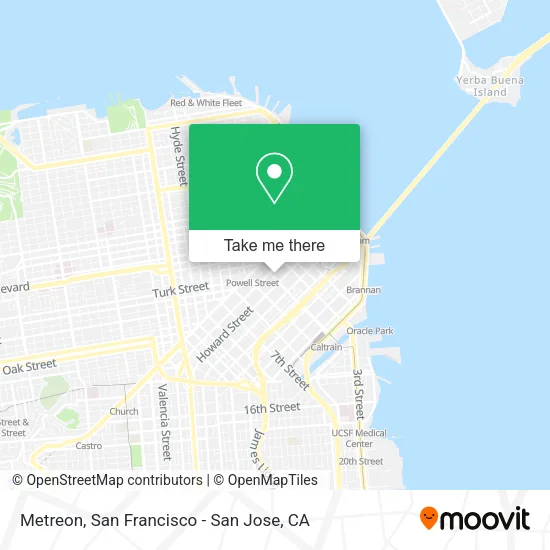Metreon map