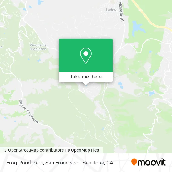 Mapa de Frog Pond Park