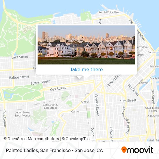 Mapa de Painted Ladies