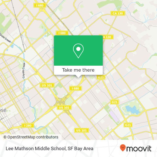 Lee Mathson Middle School map