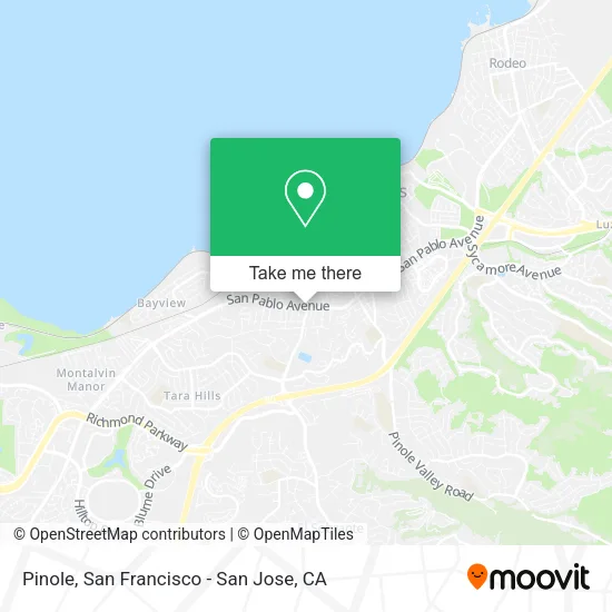 Pinole map
