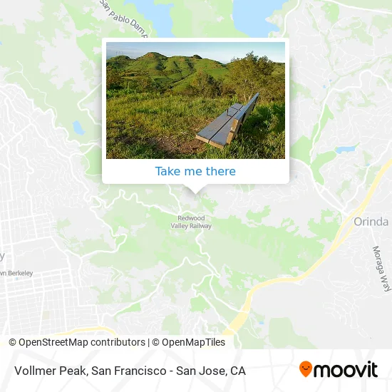 Mapa de Vollmer Peak