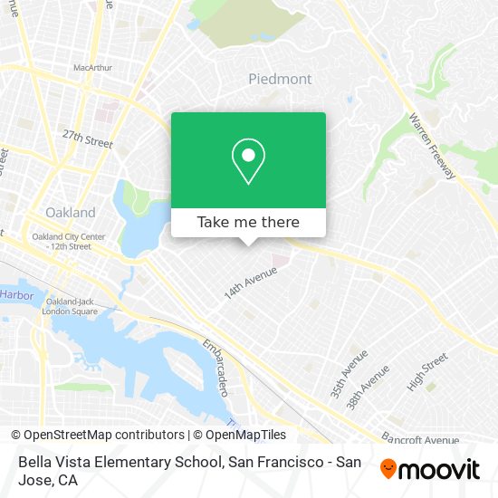 Mapa de Bella Vista Elementary School