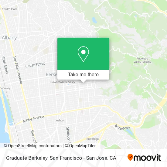 Graduate Berkeley map