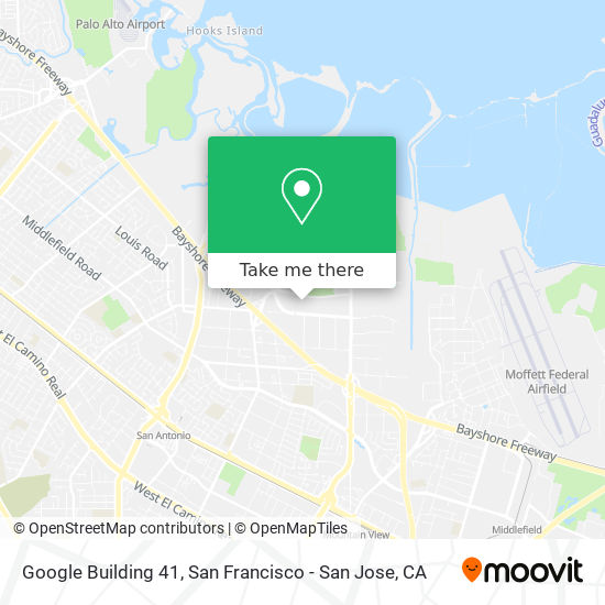 Google Building 41 map