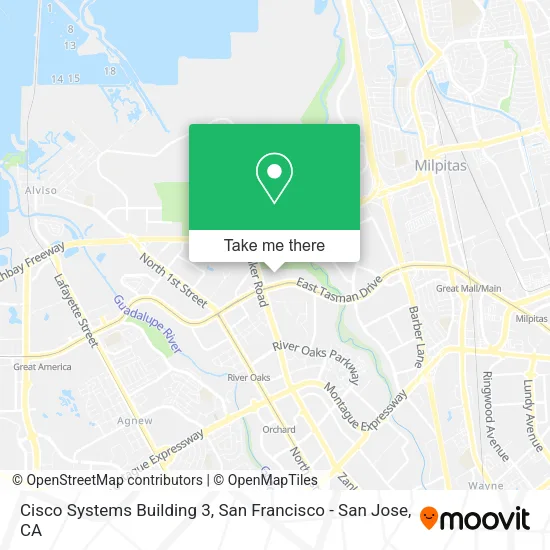 Mapa de Cisco Systems Building 3