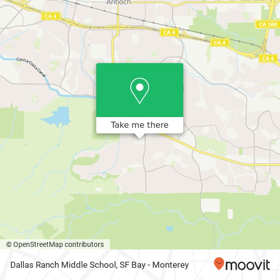 Mapa de Dallas Ranch Middle School