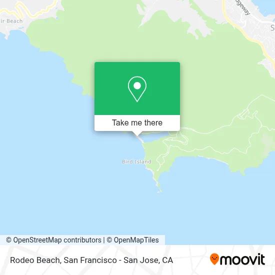 Rodeo Beach map
