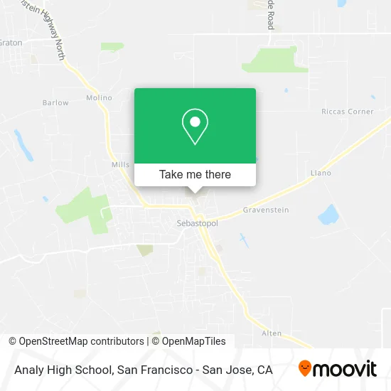 Analy High School map