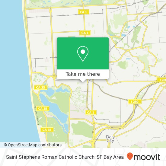 Saint Stephens Roman Catholic Church map