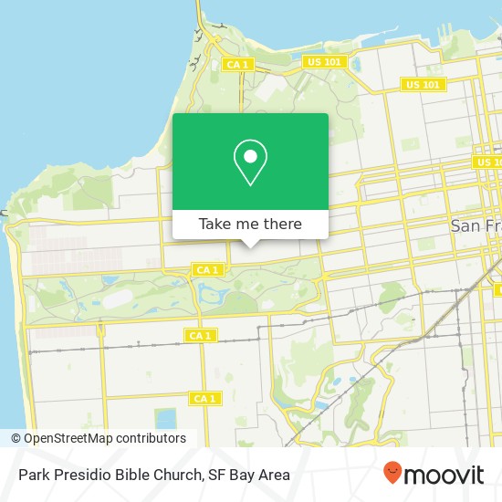 Mapa de Park Presidio Bible Church