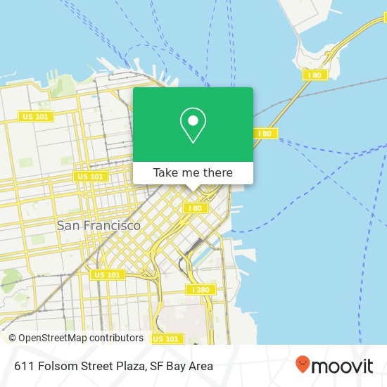 611 Folsom Street Plaza map