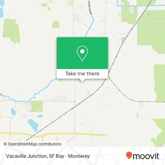 Vacaville Junction map