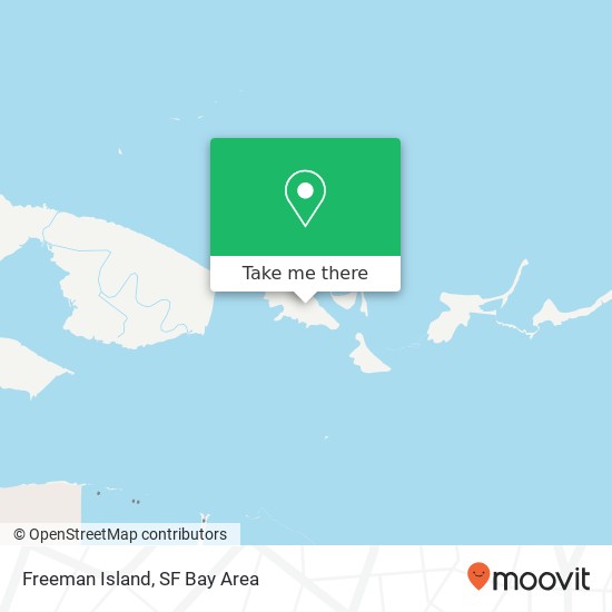 Freeman Island map
