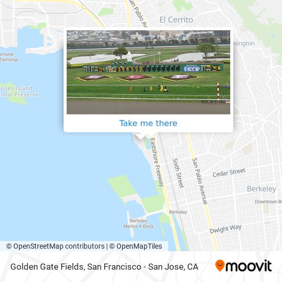 Mapa de Golden Gate Fields