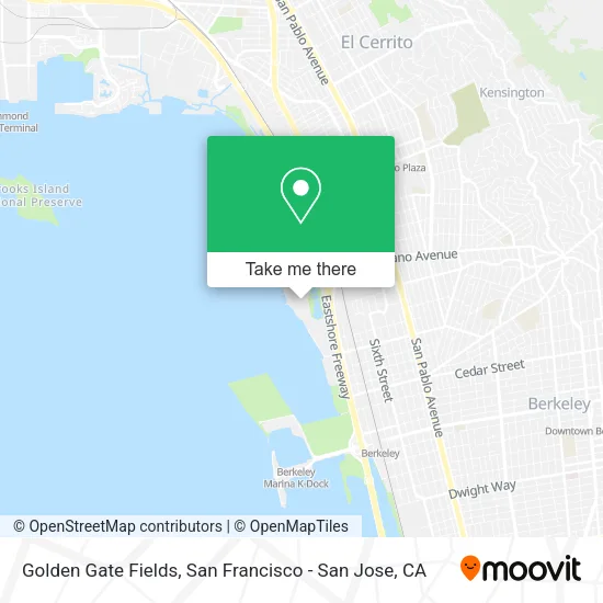 Golden Gate Fields map