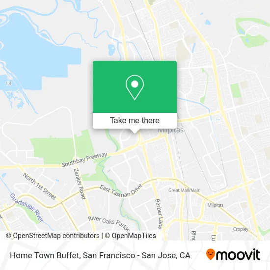 Home Town Buffet map