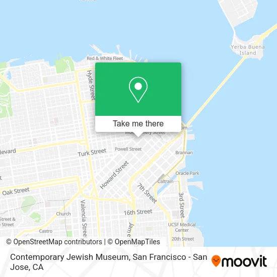 Mapa de Contemporary Jewish Museum