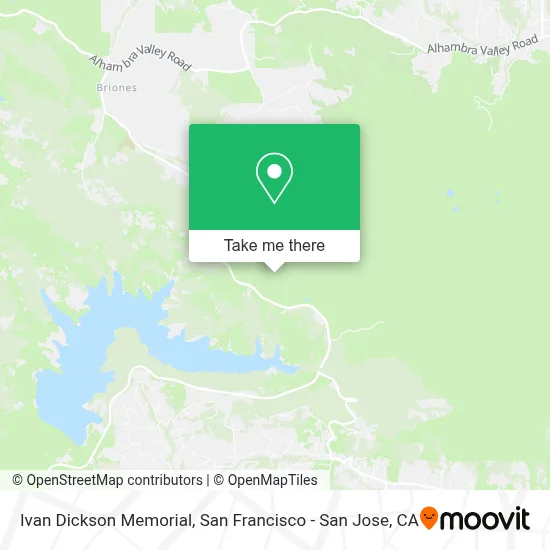 Ivan Dickson Memorial map