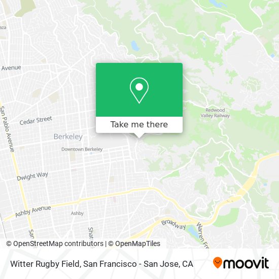 Witter Rugby Field map