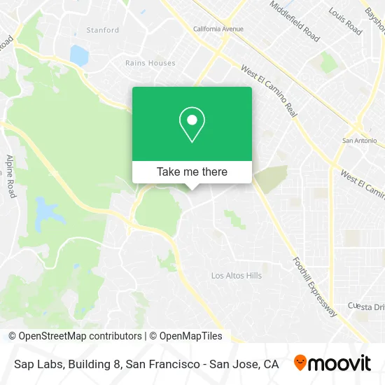 Sap Labs, Building 8 map