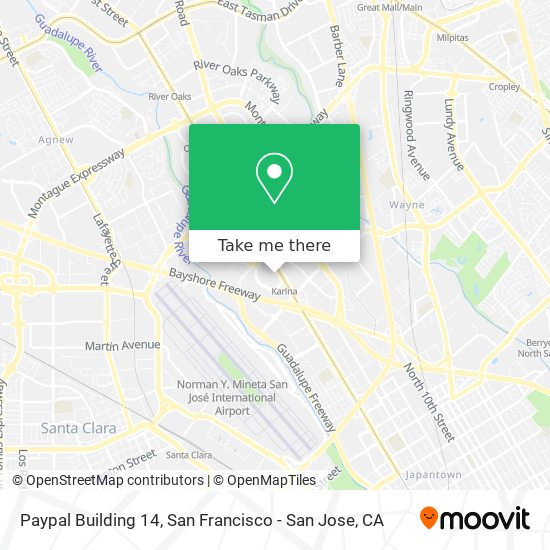 Mapa de Paypal Building 14